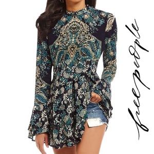 Free People Lady Luck Print Tunic
